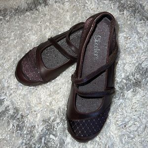 Sketchers Mary Jane Flat Shoe